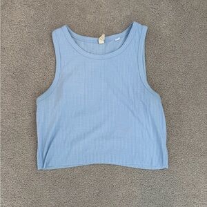 PacSun Light Blue Sleeveless Ribbed Top